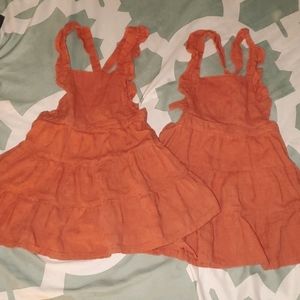 Peach fall 🍁🍂dress